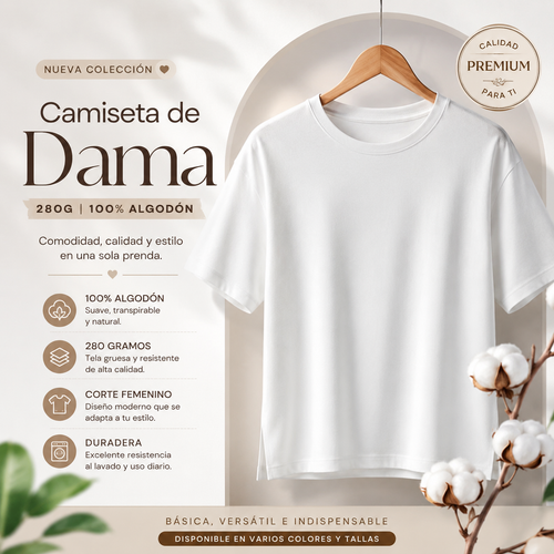 Camiseta Dama